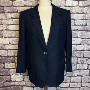 Liz Claiborne Navy Fully Lined Jacket Size 8